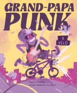 Grand-papa punk à vélo