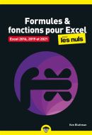 Formules & fonctions pour excel pour les nuls