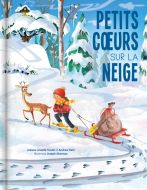 Petits coeurs sur la neige