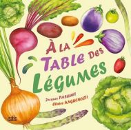 À la table avec des légumes