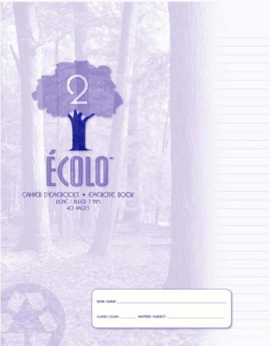 Cahier exe.ecolo2 lig.40p.