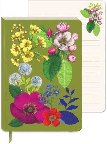 Carnet 4.5 x 6.5 floral vintage