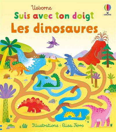 Les dinosaures, suis avec ton doigt