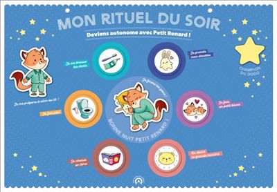 Mon rituel du soir : deviens autonome avec petit renard !