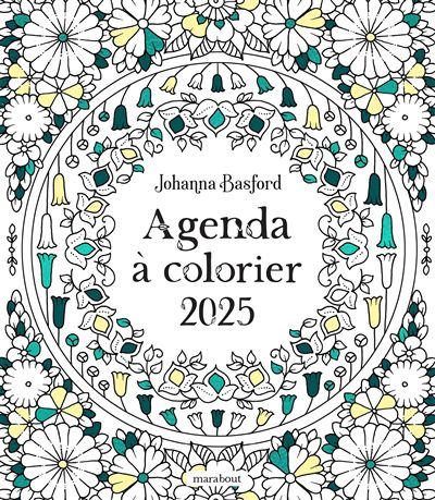 Agenda à colorier 2025