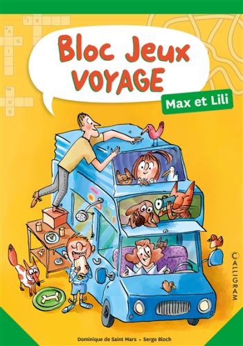 Bloc jeux max et lili : voyage