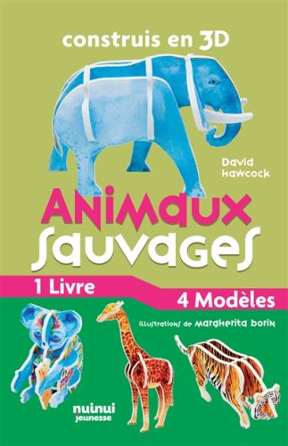 Animaux sauvages, construis en 3d