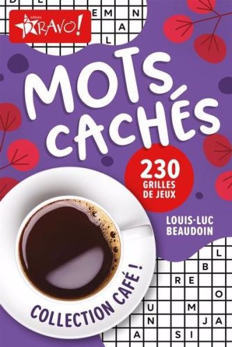 Café - mots cachés : 230 grilles de jeux