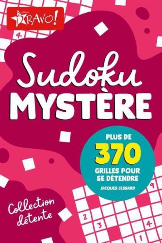 Détente - sudoku mystère : plus de 370 grilles pour se détendre