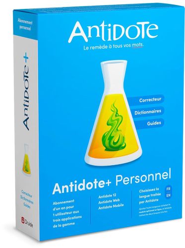 Antidote + personnel n.e.