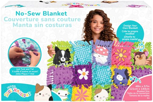 Squishmallows - ens. de couvertures sans couture