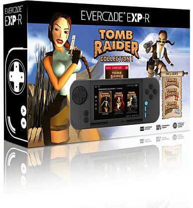 Console portable rétrogaming evercade exp-r tomb raider collection 1