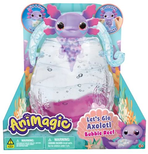 Animagic - axolotl récif bulle