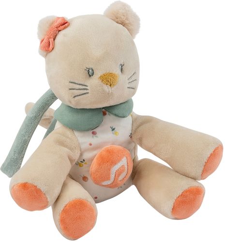 Nattou - peluche musicale lana le chat 23 cm