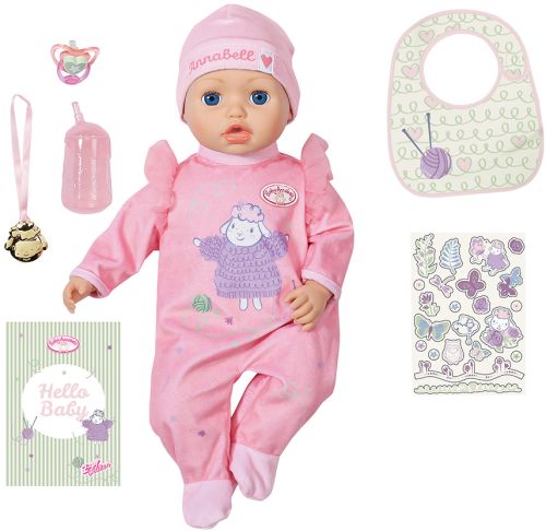 Baby annabell - poupée interactive 43 cm