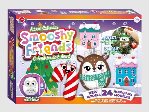 Calendrier de l'avent : peluche ''smooshy friends'