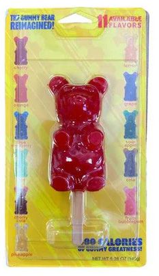 Gummy bear sur bâton cerise 149g