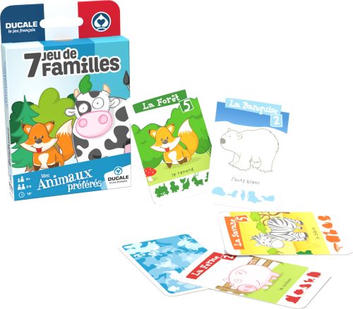 Jeux des 7 familles- mes animaux préférés