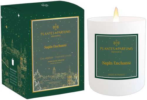 Bougie soja 180g ''sapin enchanté''