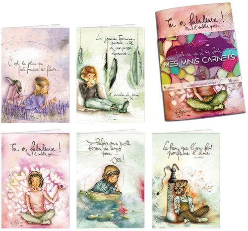 Mes minis carnets - mon amie luce (ens. de 5)