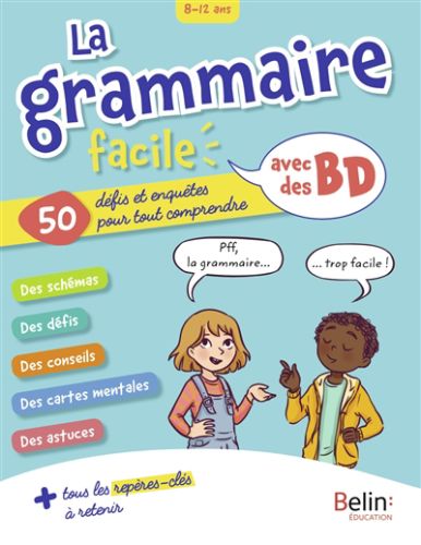 La grammaire facile avec des bd