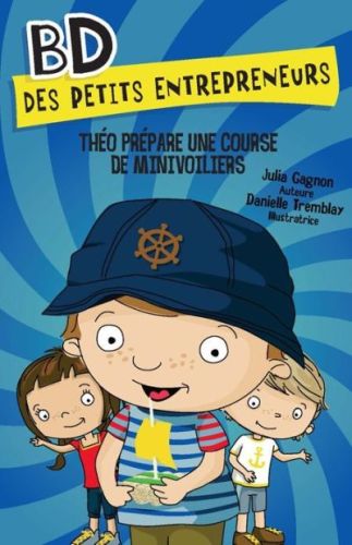 Théo prépare une course de minivoiliers