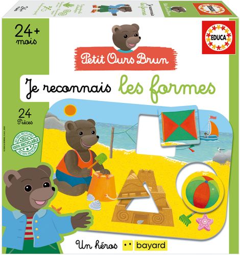 Je reconnais les formes - petit ours brun (vf)