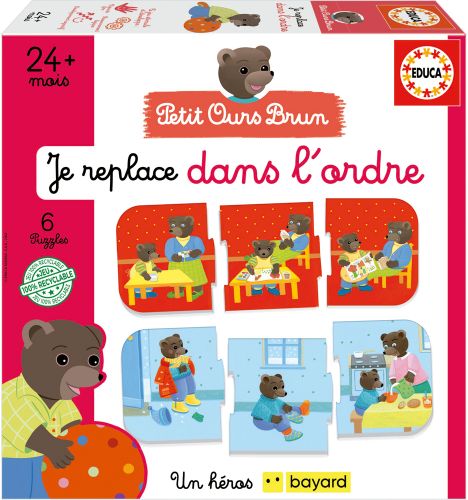 Je replace dans l'ordre - petit ours brun (vf)