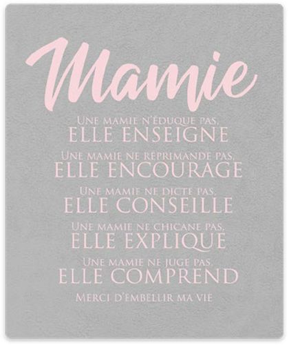 Jeté mamie