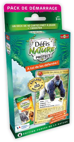 Défis nature protect - pack de démarrage : gorille (fr)