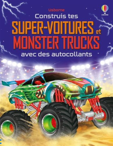 Construis tes super-voitures et monster trucks avec des autocollants