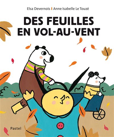 Des feuilles en vol-au-vent