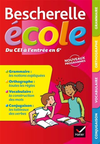 Bescherelle école, du ce1 à l'entrée en 6e